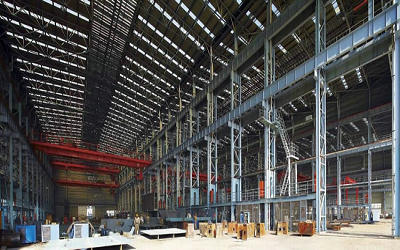 江苏广宇建设集团建筑业绩- 新荣船舶修理厂钢结构工程